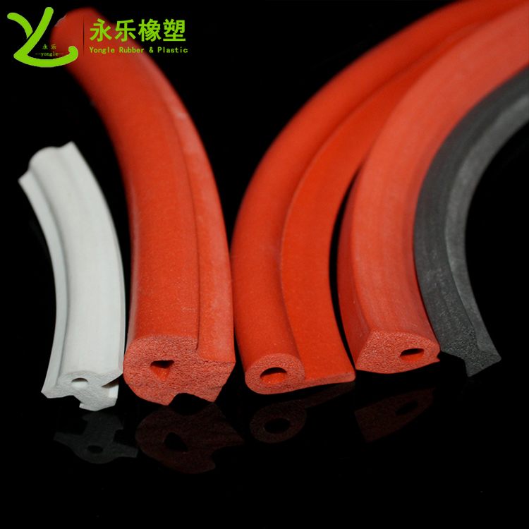 武清耐高溫發(fā)泡硅膠條，阻燃發(fā)泡硅膠條，細(xì)孔硅膠發(fā)泡條