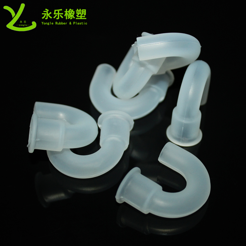 醫(yī)用硅膠彎管，模壓硅膠彎管，血氧儀硅膠彎管