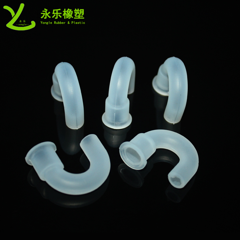 醫(yī)用硅膠彎管，模壓硅膠彎管，血氧儀硅膠彎管