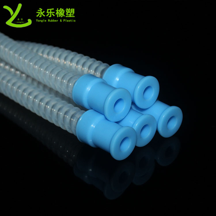 呼吸機(jī)硅膠波紋管，醫(yī)用硅膠波紋管，無(wú)氣味硅膠波紋管