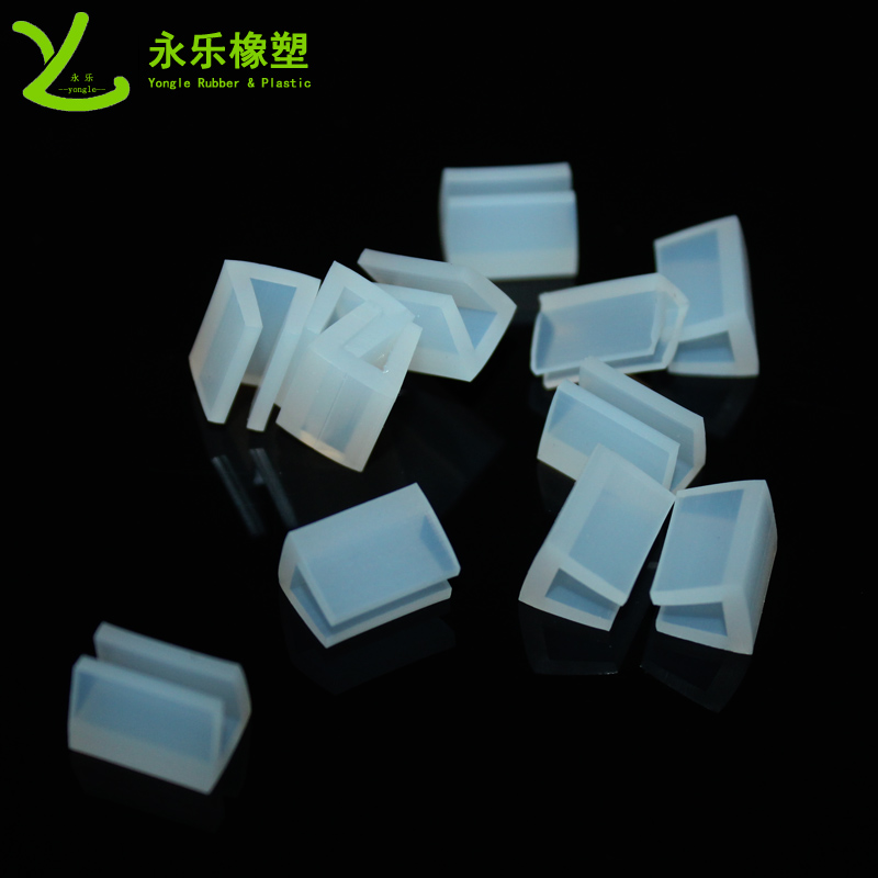 路燈硅膠U形密封條，燈具U形硅膠包邊條，U形燈具防水密封條