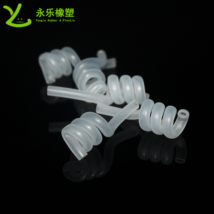 硅膠吸管，螺旋硅膠管，食品級(jí)硅膠管