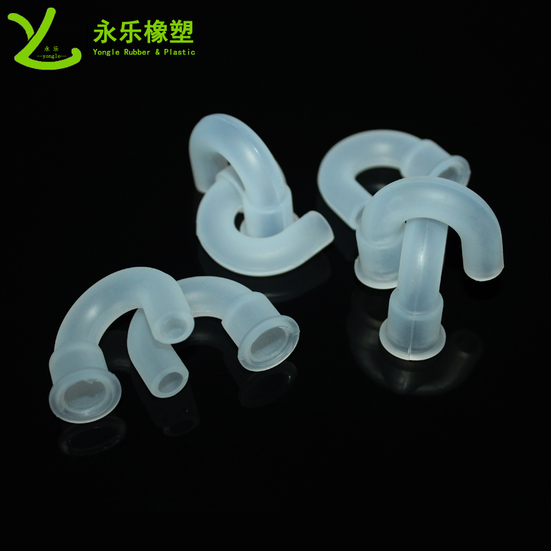 醫(yī)用硅膠彎管，模壓硅膠彎管，血氧儀硅膠彎管