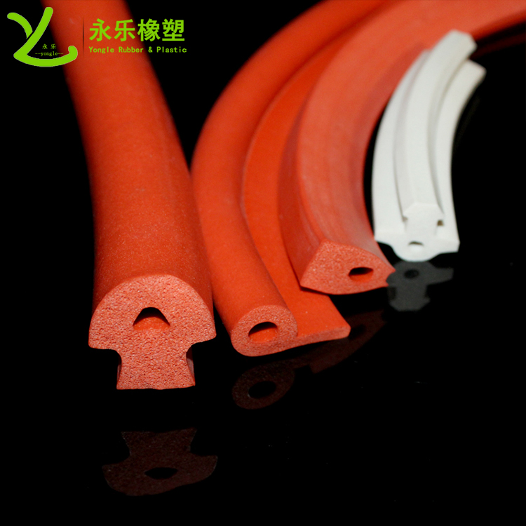 武清耐高溫發(fā)泡硅膠條，阻燃發(fā)泡硅膠條，細(xì)孔硅膠發(fā)泡條