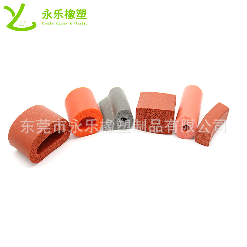 西青硅膠發(fā)泡實(shí)心條 低密度細(xì)孔發(fā)泡硅膠管 大孔發(fā)泡硅膠管條