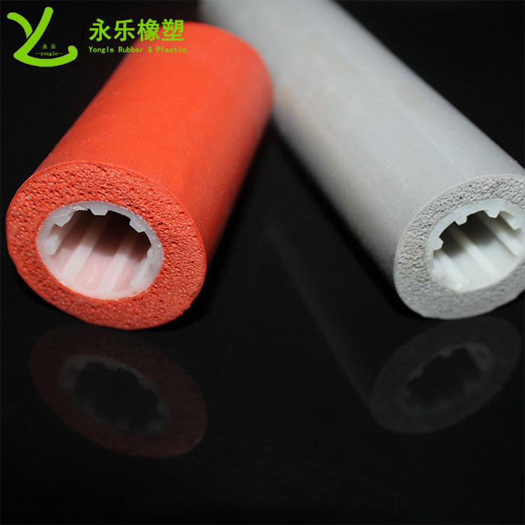 西青復合發(fā)泡硅膠管，耐高溫發(fā)泡硅膠管，保溫發(fā)泡硅膠管