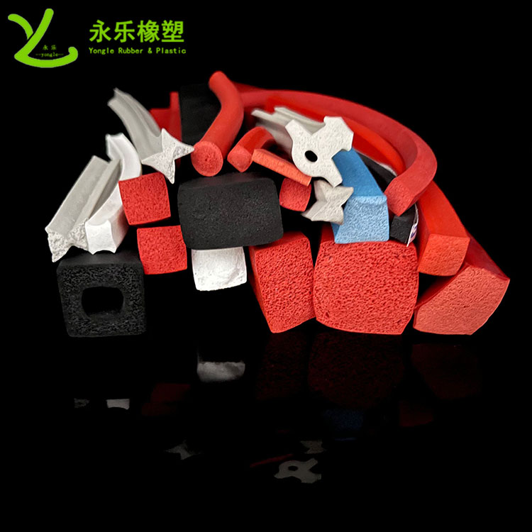 擠出發(fā)泡硅膠條，防水發(fā)泡硅膠條，耐高溫發(fā)泡硅膠條