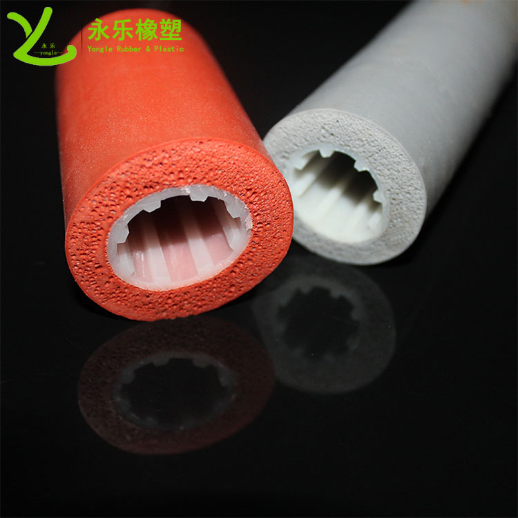 西青復合發(fā)泡硅膠管，耐高溫發(fā)泡硅膠管，保溫發(fā)泡硅膠管