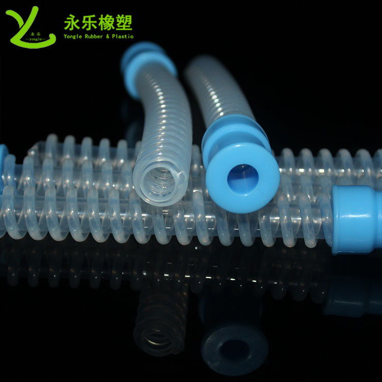呼吸機(jī)硅膠波紋管，醫(yī)用硅膠波紋管，無(wú)氣味硅膠波紋管